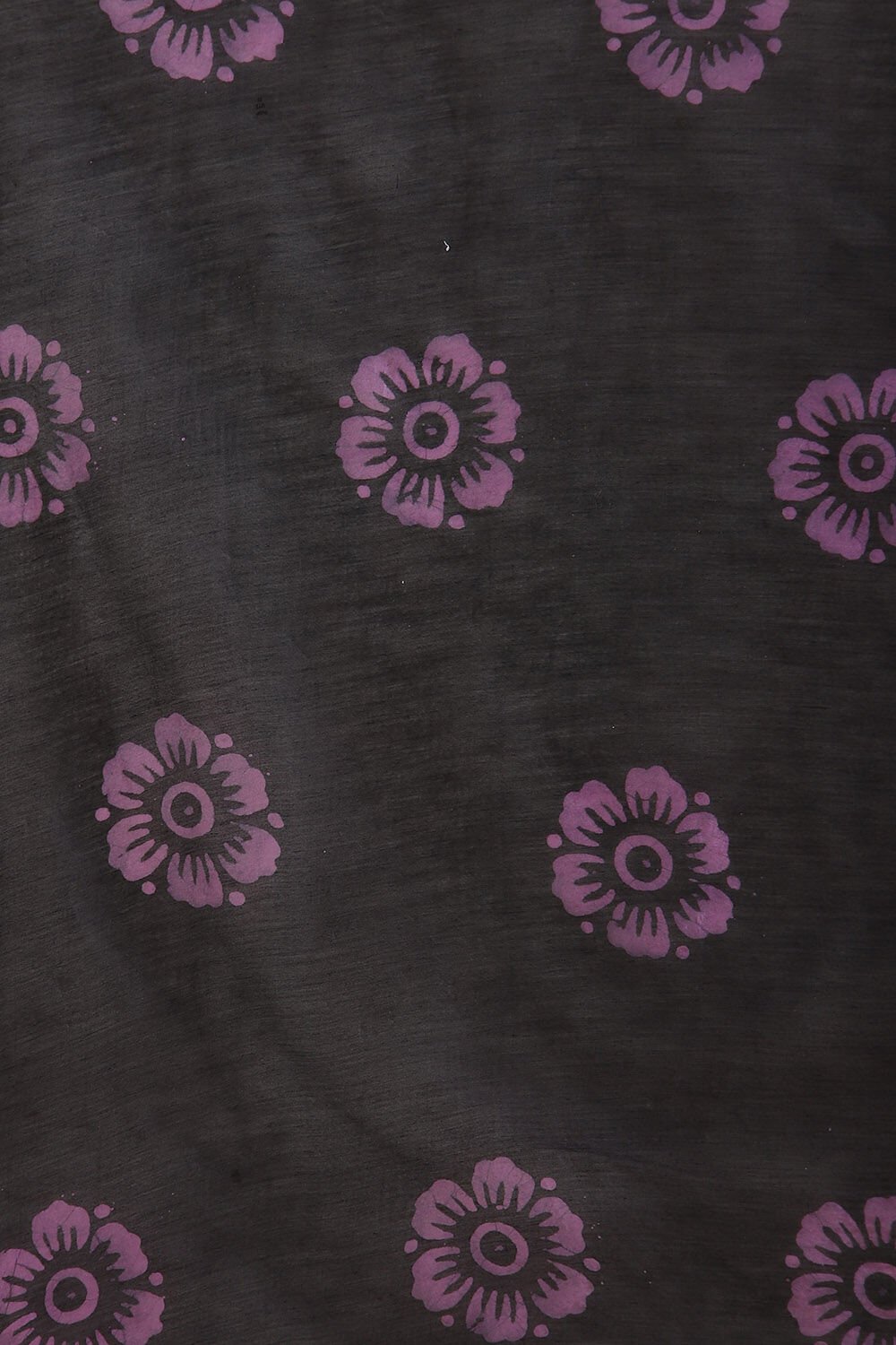 Purple Pure Silk Cotton Batik Saree image number null