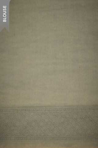 Light Blue Pure Silk Cotton Mukaish Saree thumbnail image number null