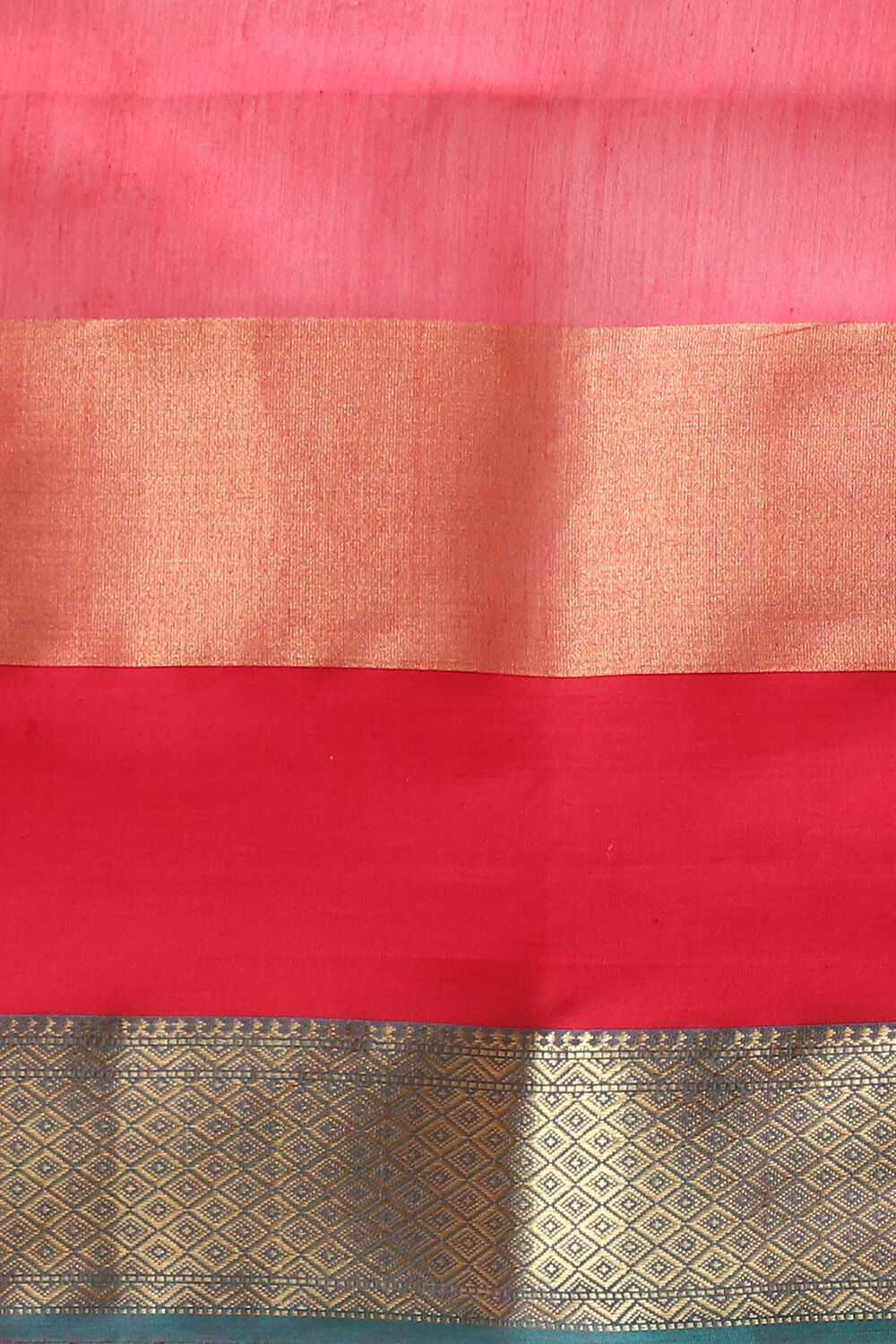 Light Pink Pure Silk Cotton Maheshwari Saree image number null