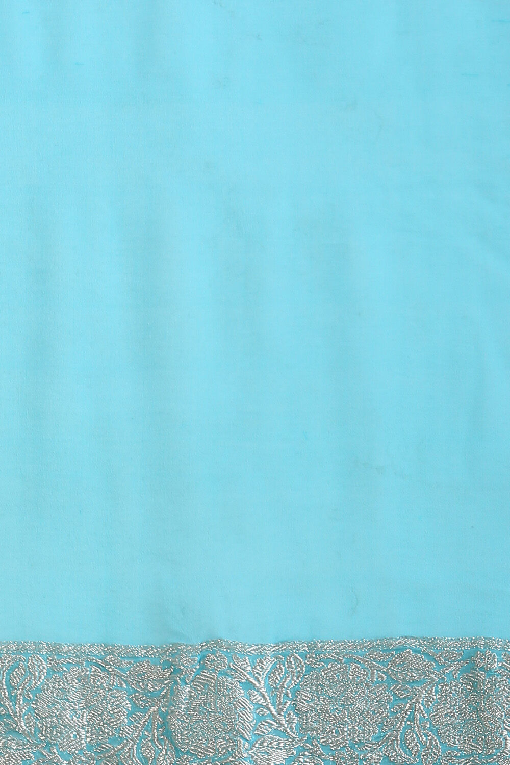 Light Pure Blue Georgette Banarasi Saree image number null