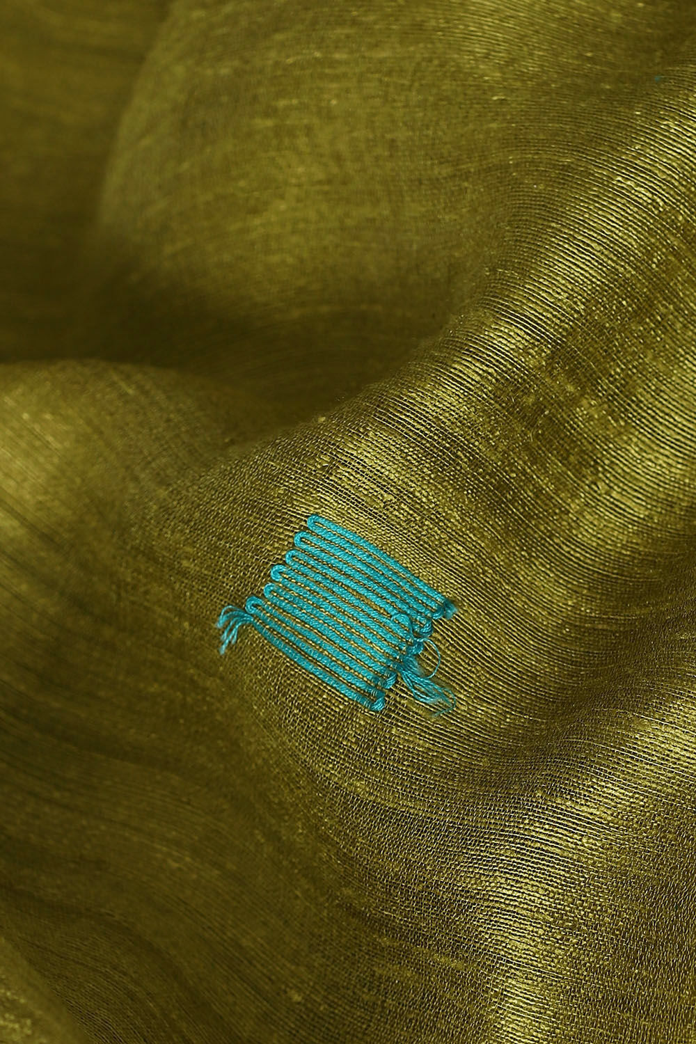 Green Pure Silk Vanya Jamdani Saree image number null