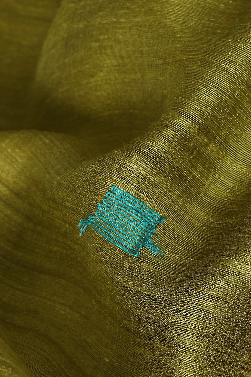 Green Pure Silk Vanya Jamdani Saree image number null