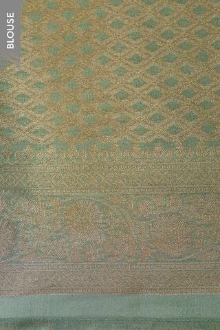 Light Blue   Woven Viscose Tissue Saree thumbnail image number null