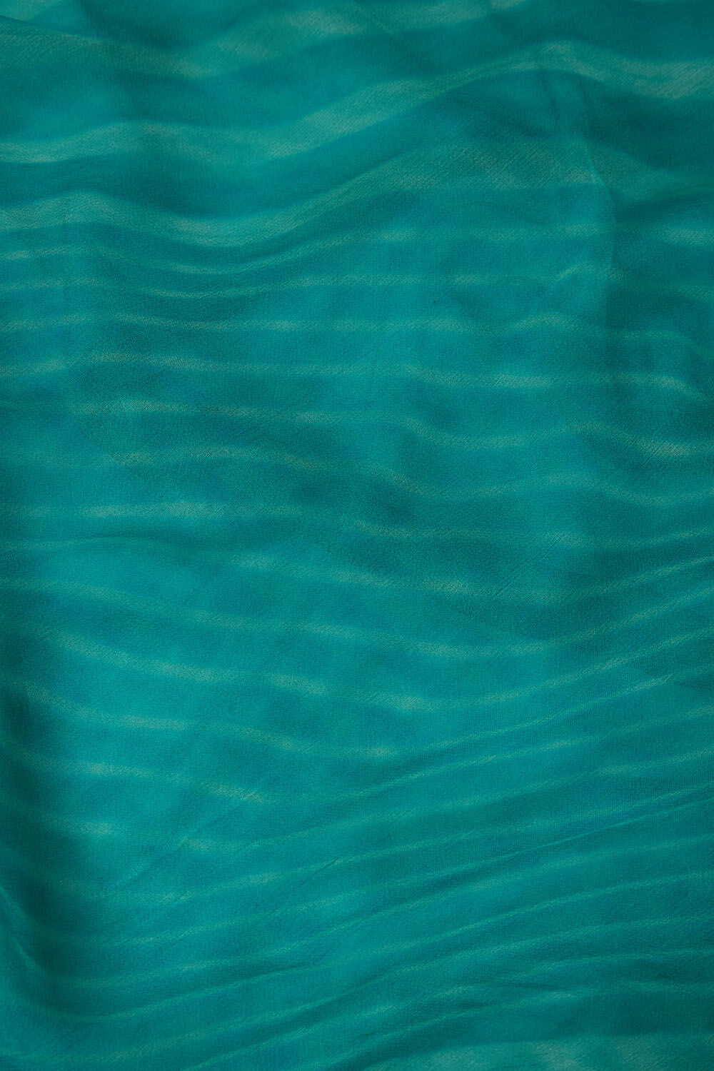 Green Rajasthan Pure Silk Georgette Tie & Dye Leheriya Saree image number null