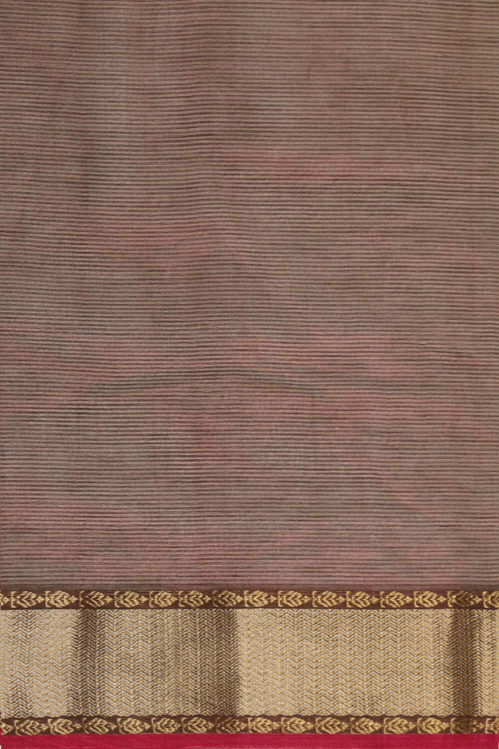 Dark Green Pure Tissue Silk Maheswari Saree image number null