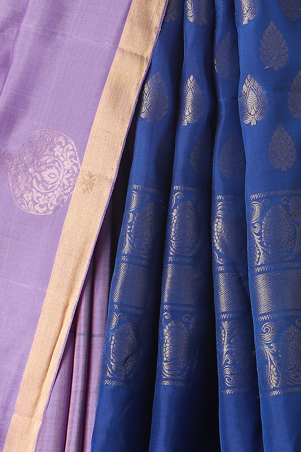 Light Violet Pure Silk South Saree image number null