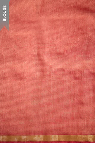 Light Orange Woven South Pure Silk Cotton Saree thumbnail image number null