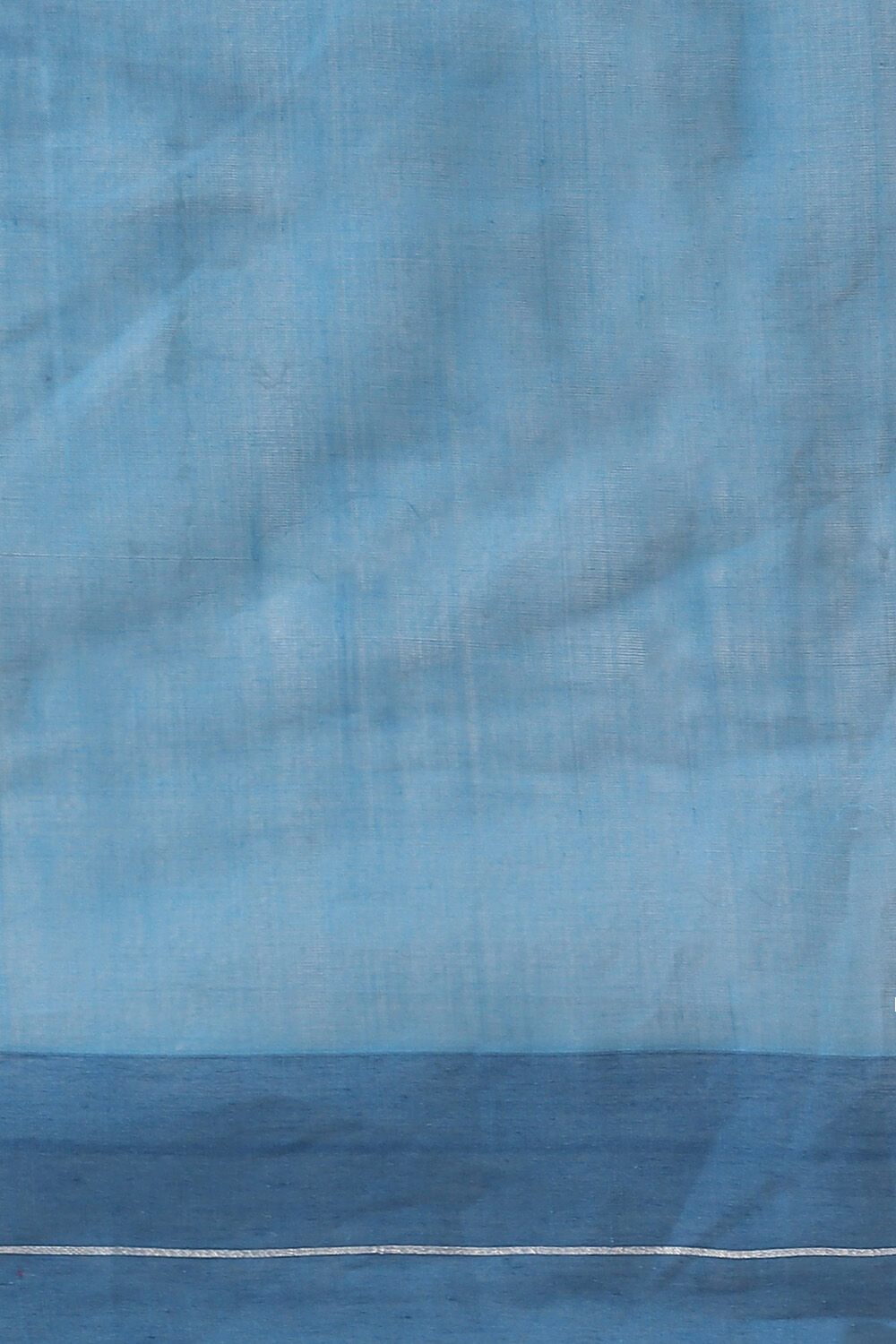 Blue Pure Cotton South Saree image number null