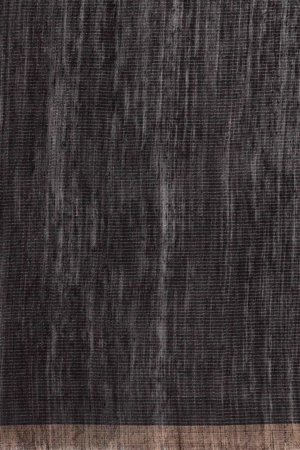 Black Pure Silk Vanya Bengal Saree image number null