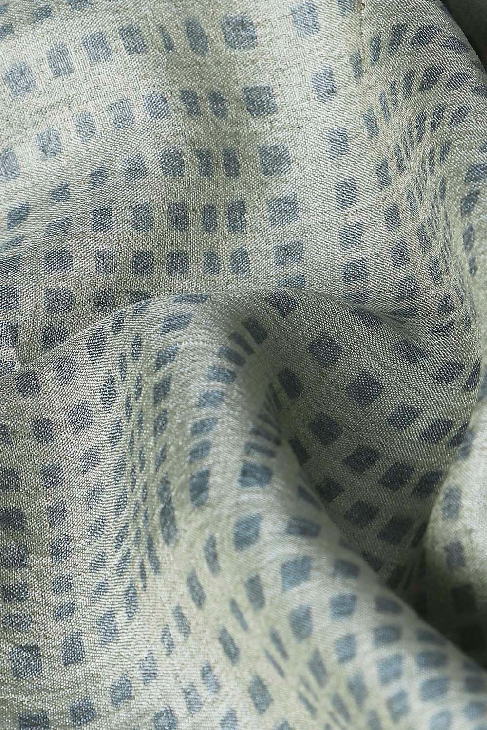 Grey Pure Tussar Silk Printed Saree image number null