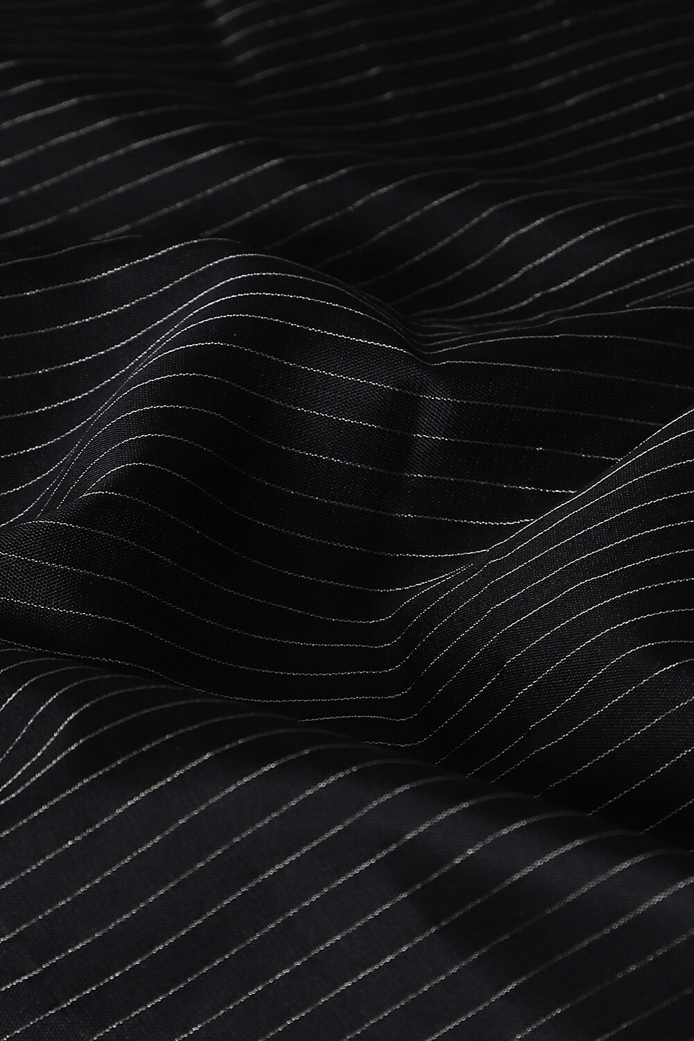 Black Pure Silk South Saree image number null