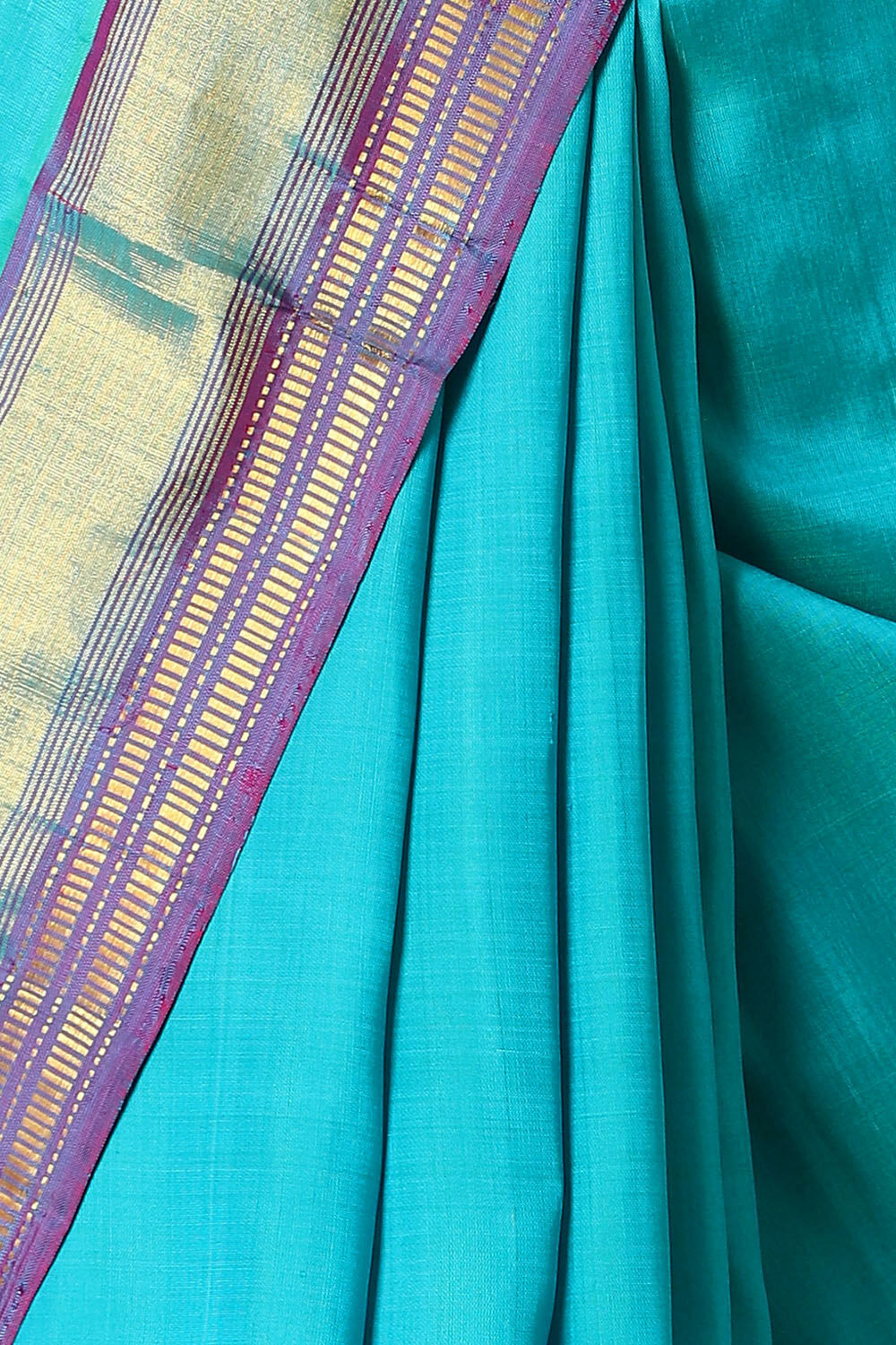 Blue Pure Silk Kanjivaram Saree image number null