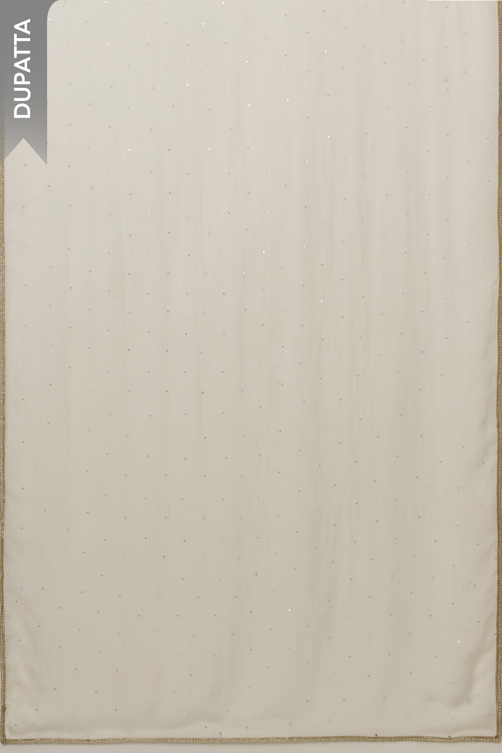 Off White Viscose Embroidered Unstitched Suit Set image number null