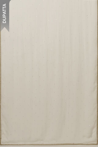 Off White Viscose Embroidered Unstitched Suit Set thumbnail image number null