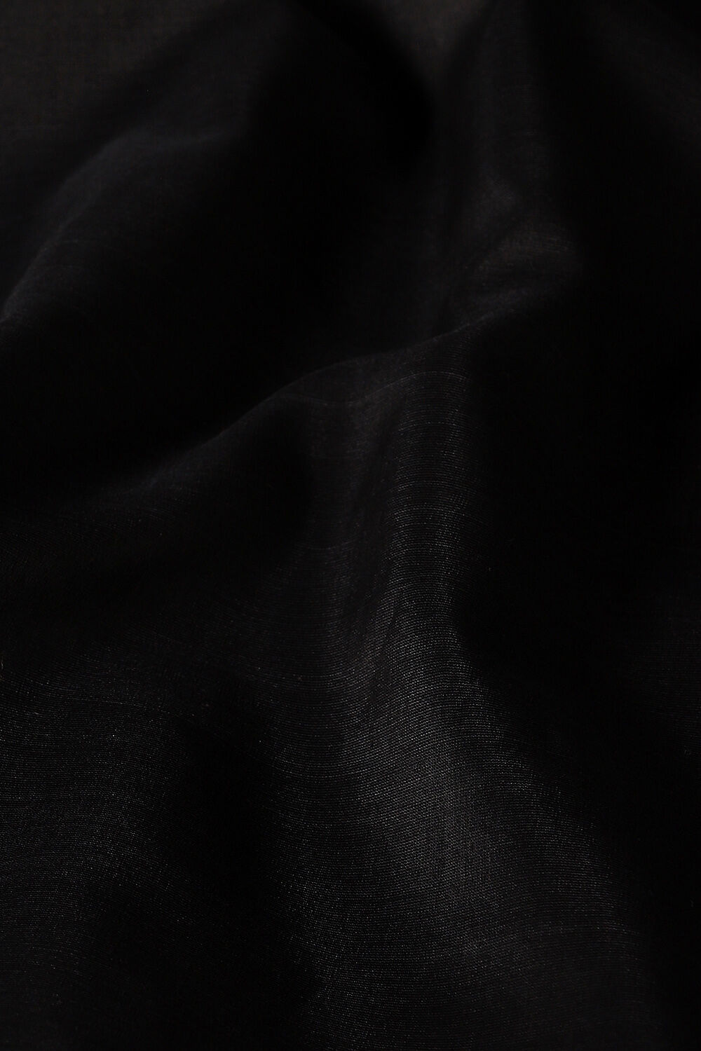 Black Pure Silk Cotton Maheswari Saree image number null