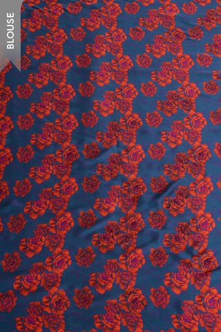 Purple Printed Viscose Saree thumbnail image number null