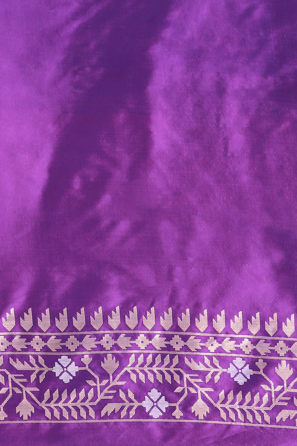 Purple Pure Silk Banarasi Saree image number null