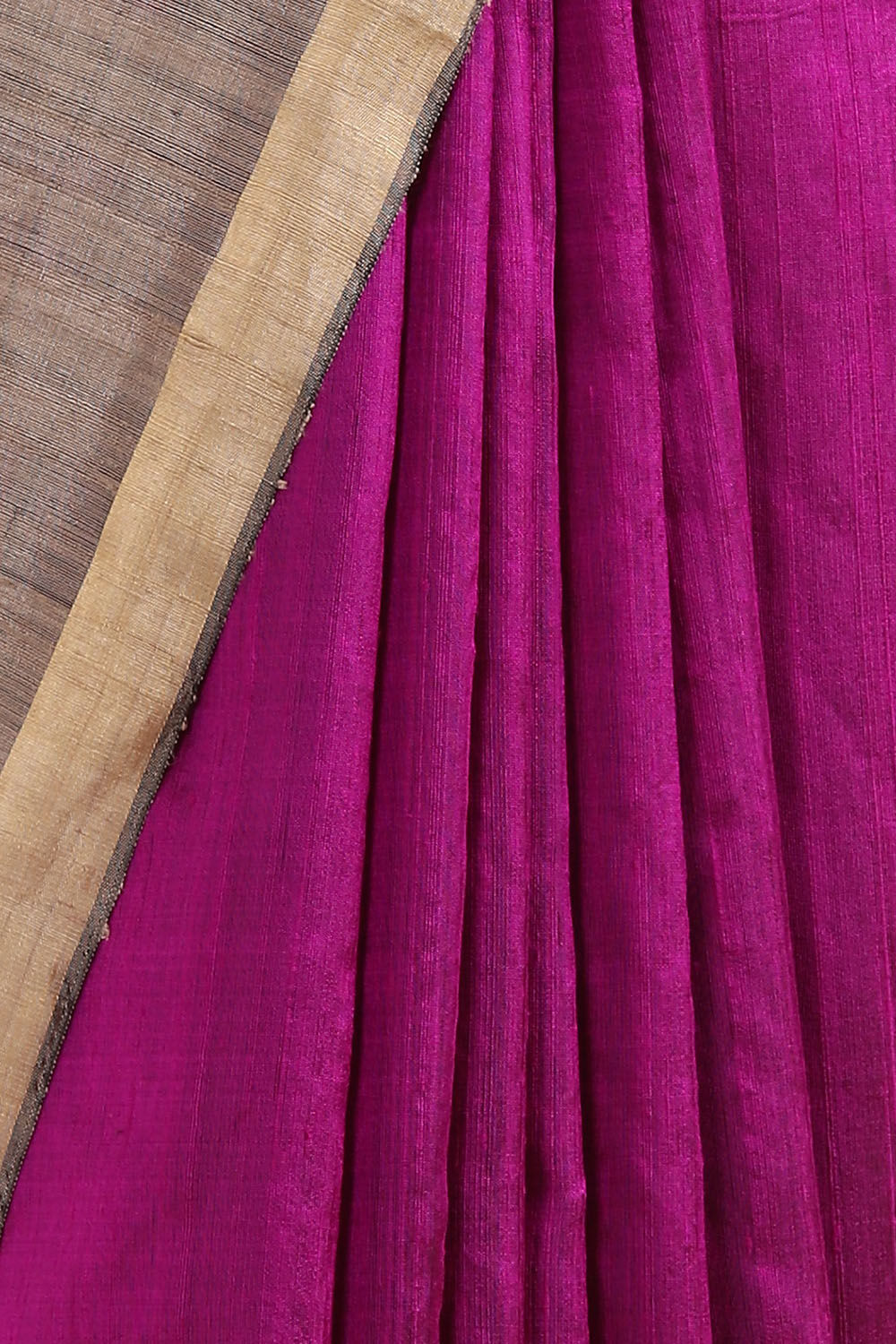 Dark Pink Pure Silk Woven Saree image number null