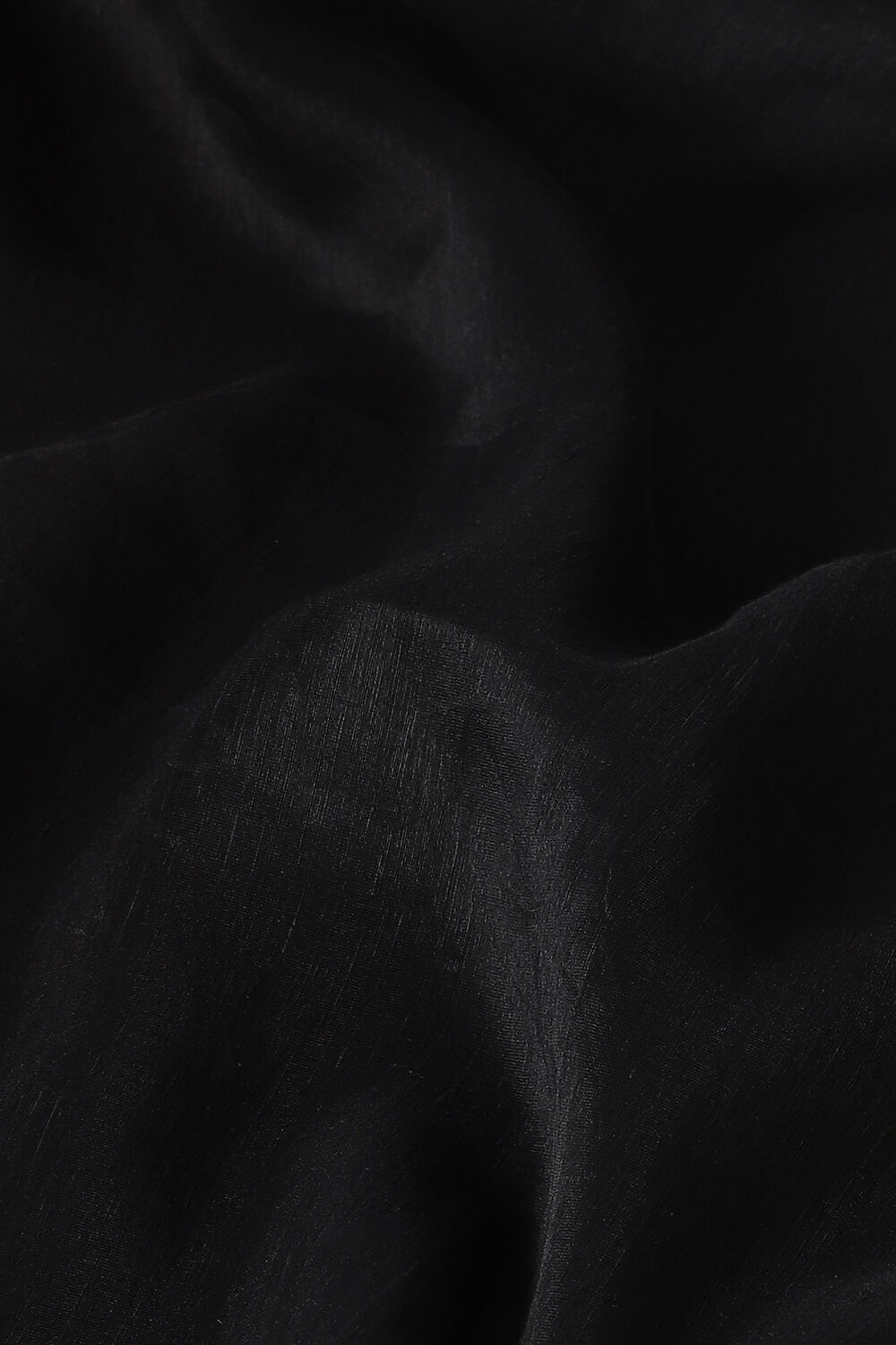 Black Pure Silk Linen Jamdani Saree image number null