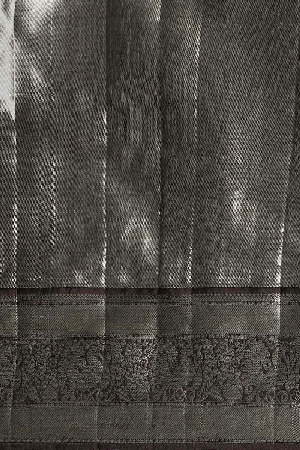 Brown Pure Silk Tissue Kanjivaram Saree image number null
