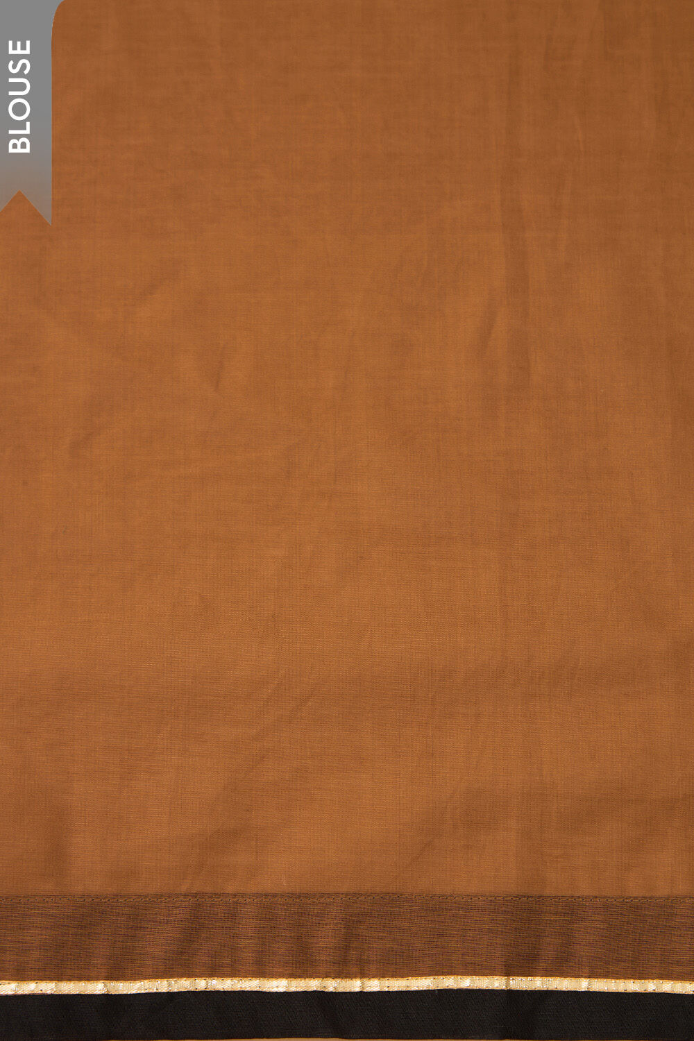Brown Pure Silk Cotton Embroidery Saree image number null