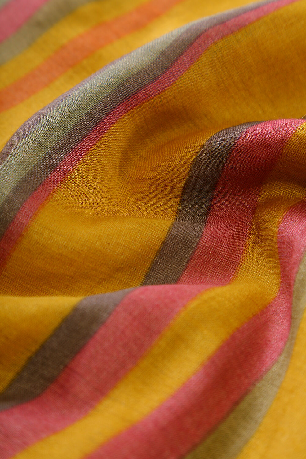 Yellow Pure Tussar Suit Set image number null