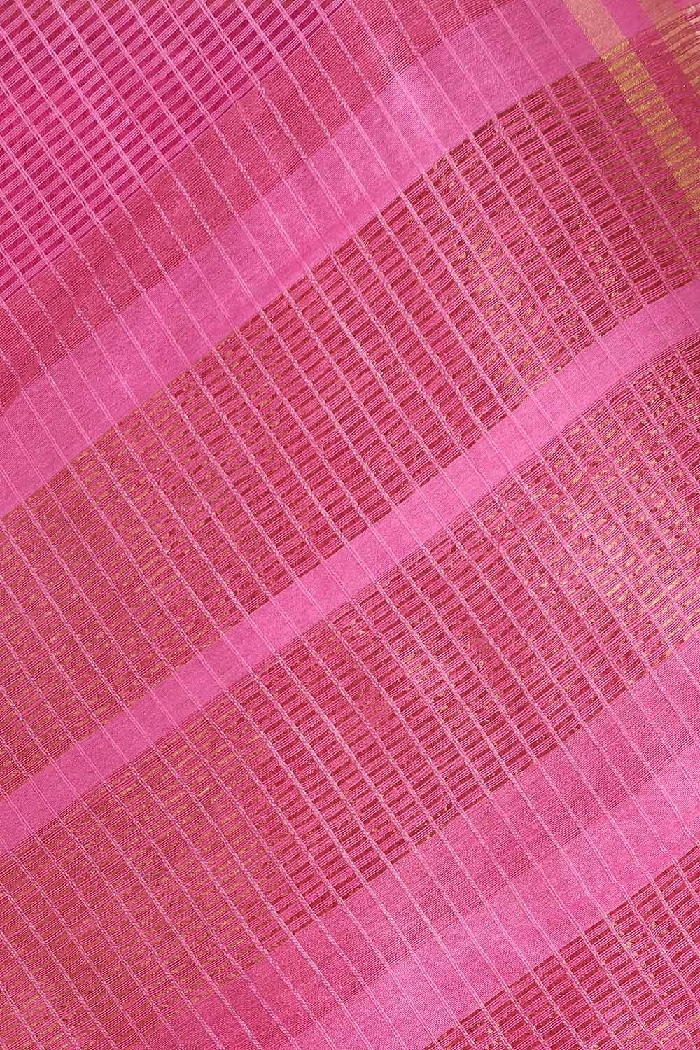 Light Pink Pure Silk Woven Saree image number null
