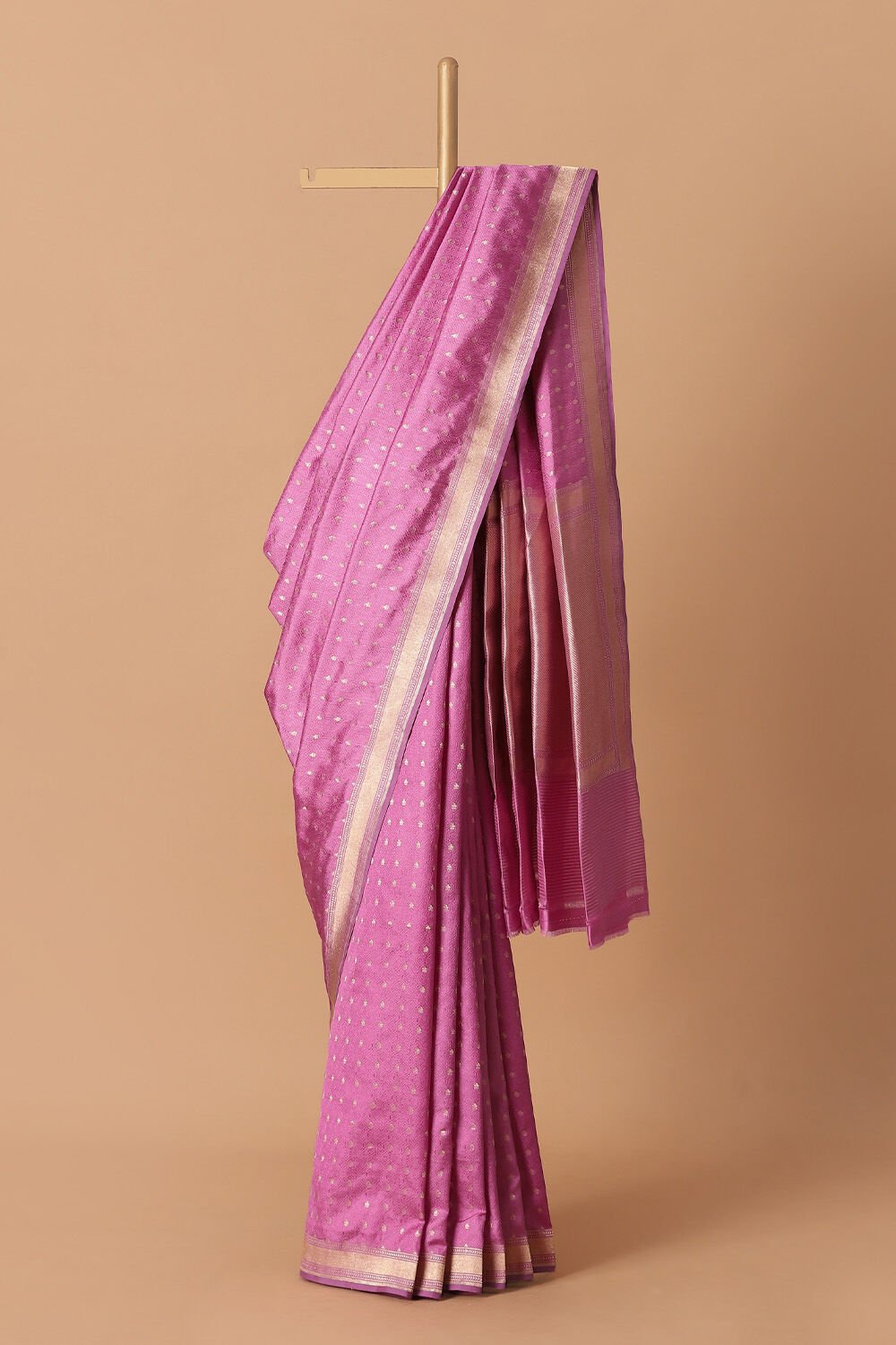Pink Pure Silk Banarasi Saree image number null