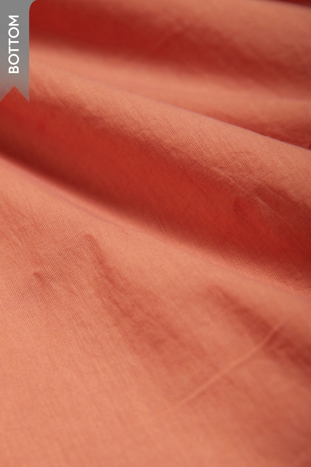 Orange Screen Printed Pure Cotton Linen Unstitched Suit Set image number null