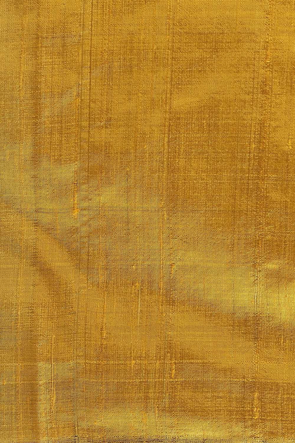 Dark Yellow Pure Silk Woven Saree image number null