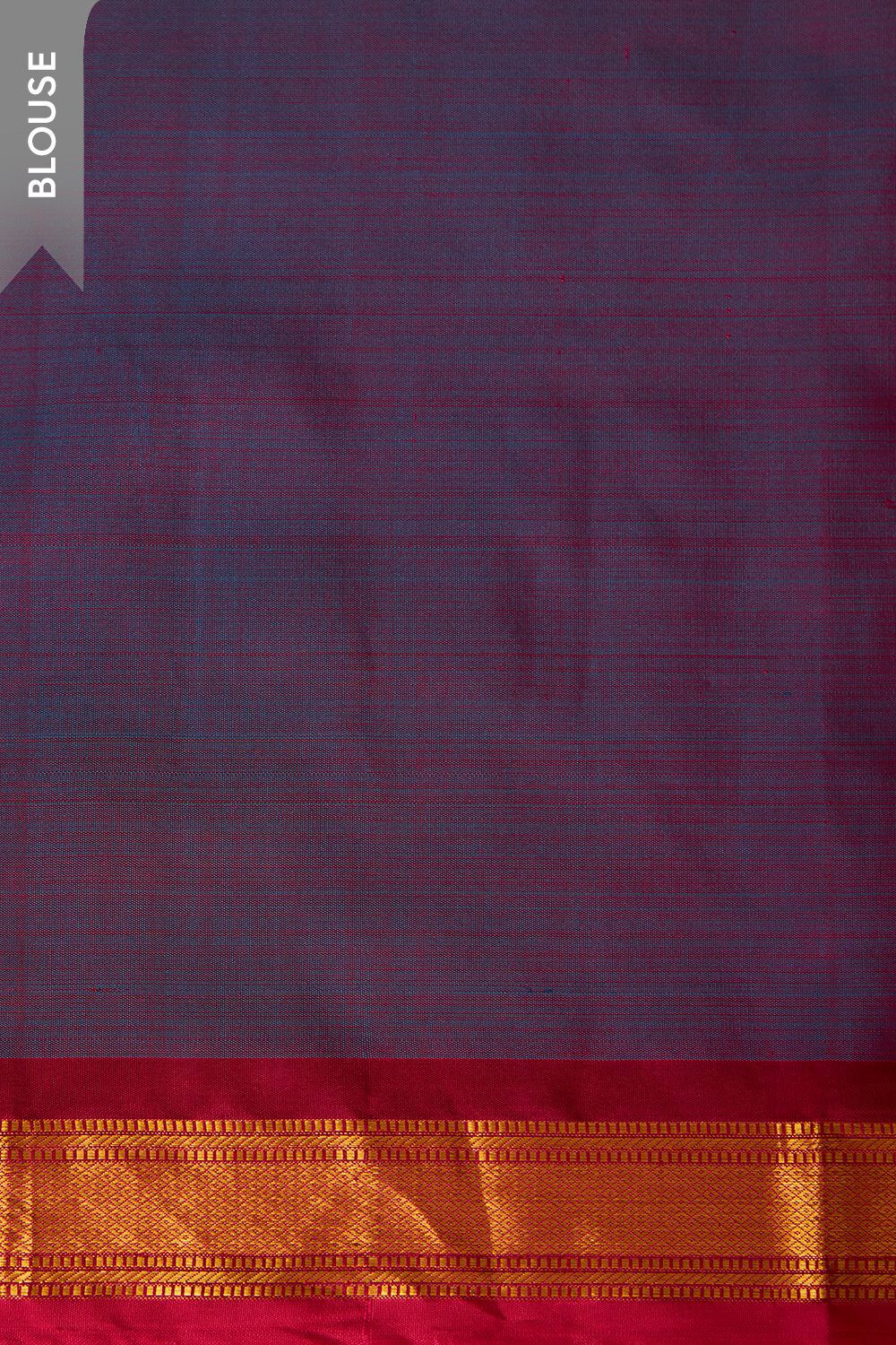 Violet Pure Silk Woven Kanjivaram Saree image number null