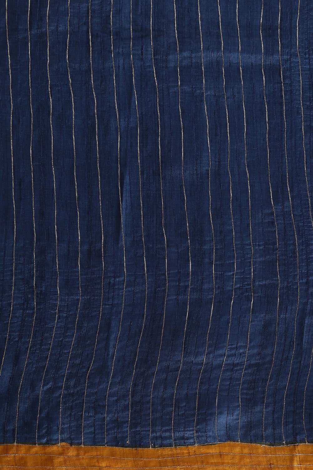 Blue Pure Tussar Embroidered Saree image number null