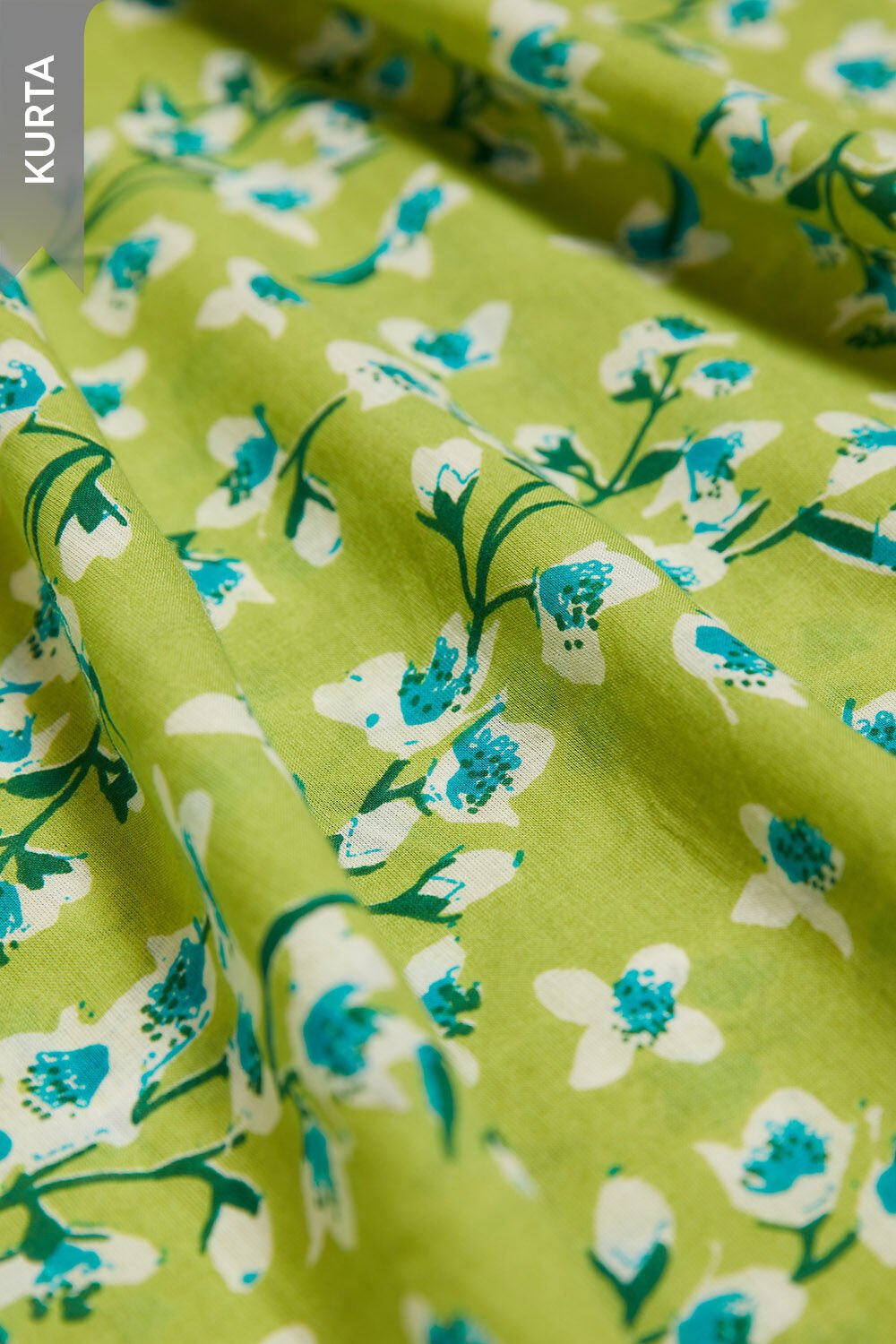 Green Screen Printed Pure Cotton Unstitched Suit Set image number null