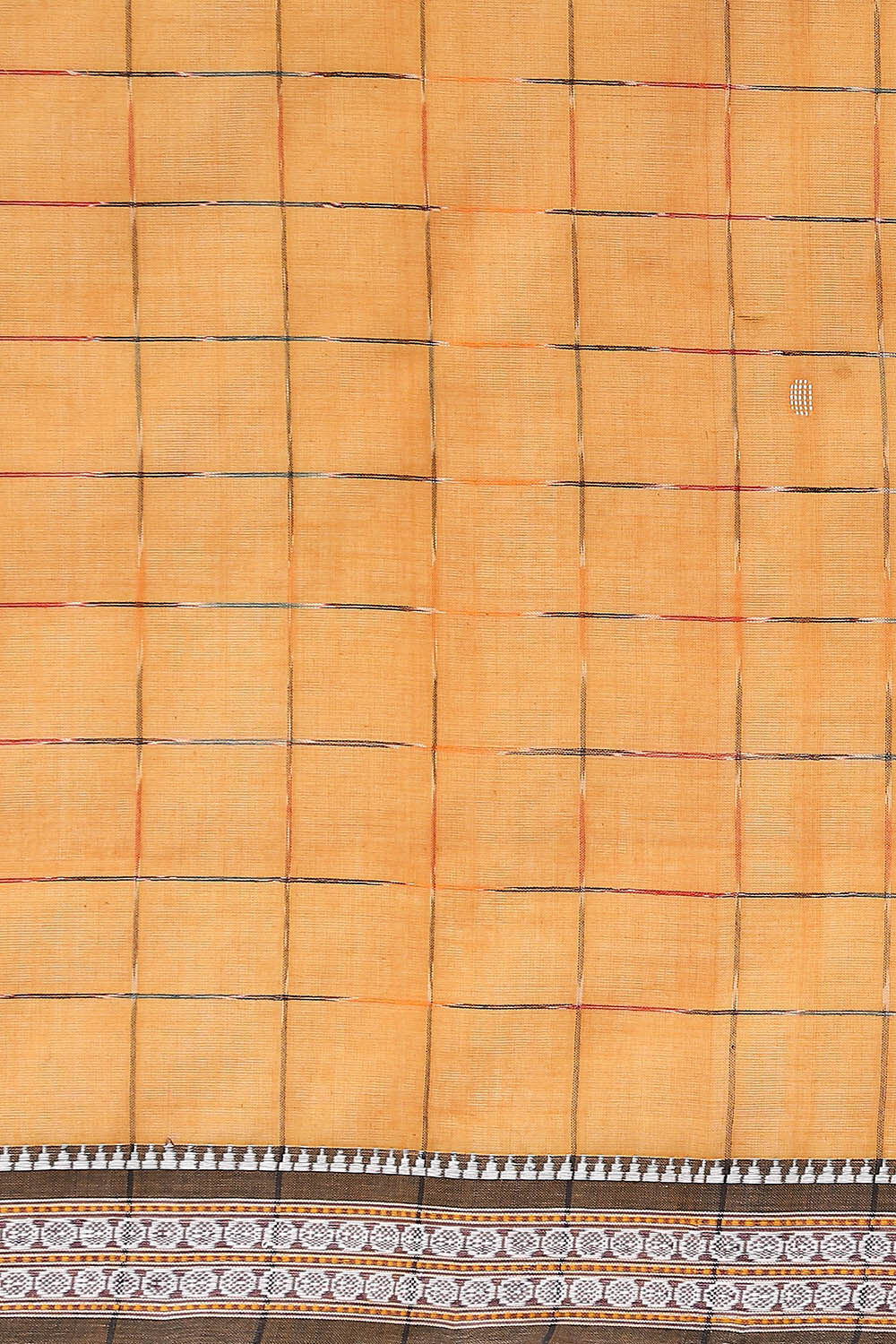 Yellow Pure Cotton Odissa Ikat Saree image number null