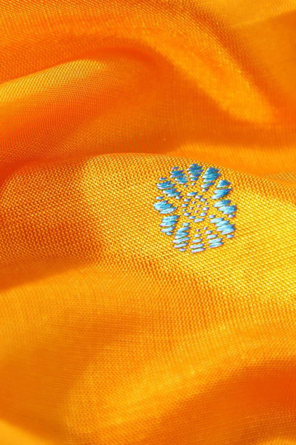 Yellow Pure Silk Odissa Dolabedi Saree image number null