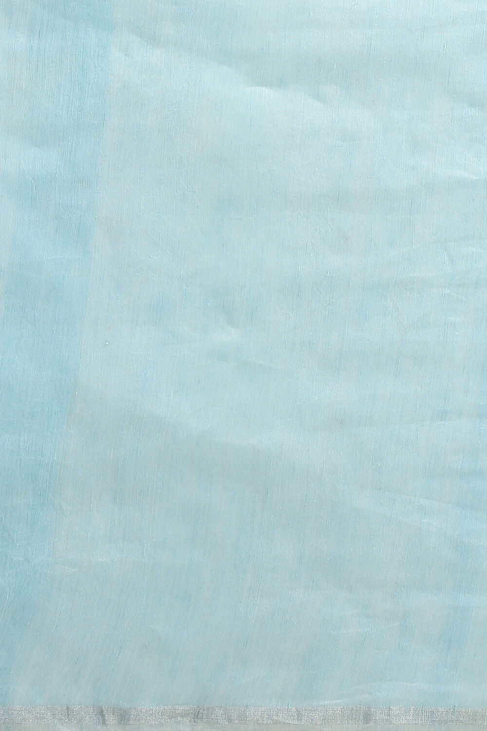 Light Blue Pure Silk Linen Jamdani Saree image number null