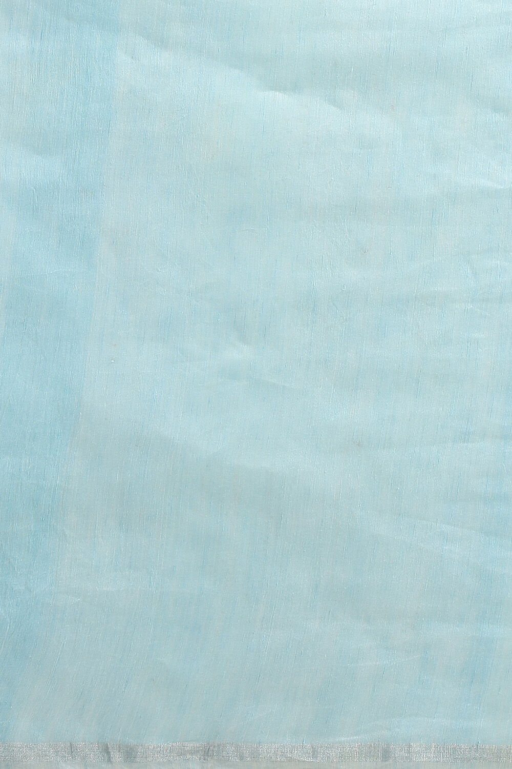 Light Blue Pure Silk Linen Jamdani Saree image number null