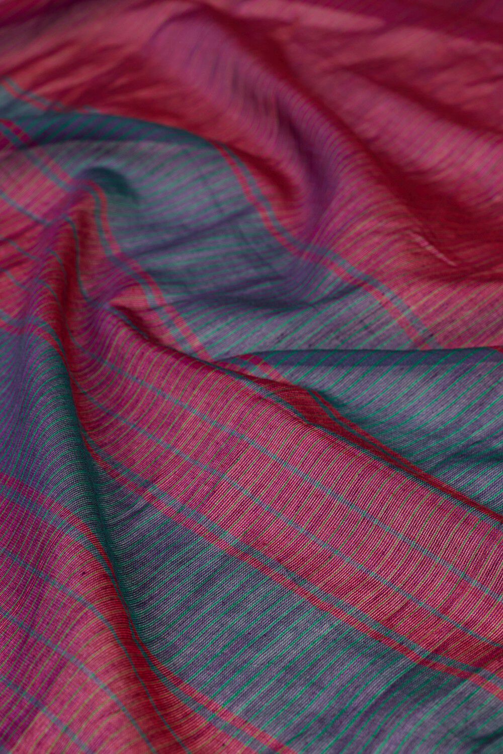 Purple Cotton Maharashtra Woven Saree image number null