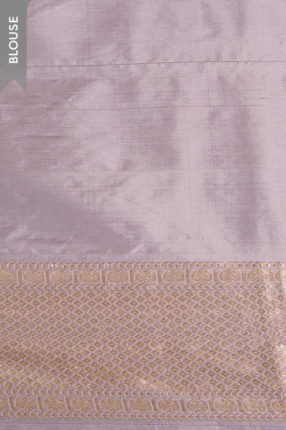 Light Violet Pure Silk Brocade Banarasi Saree image number null