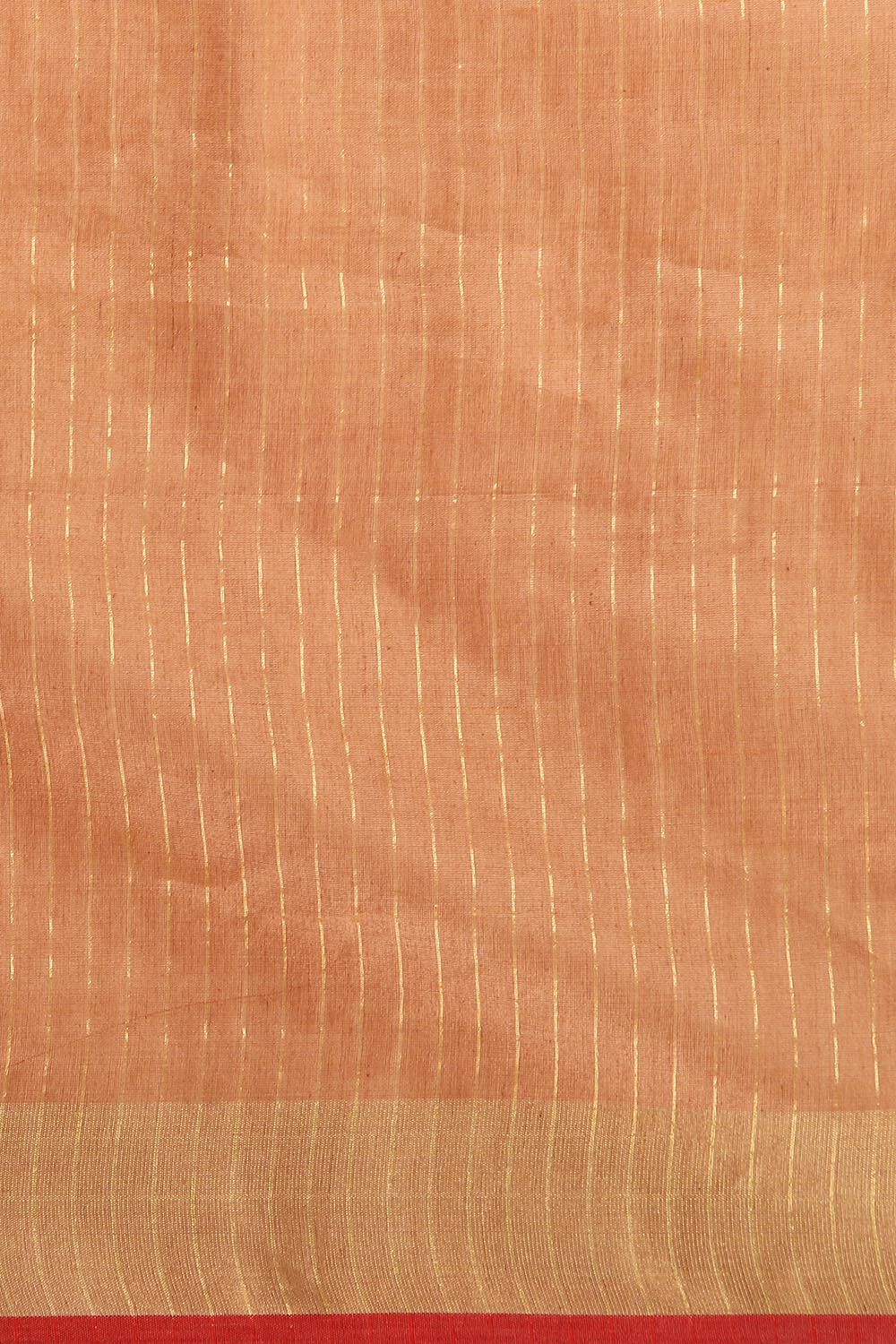 Light Orange Pure Tussar Silk Bhagalpuri Saree image number null