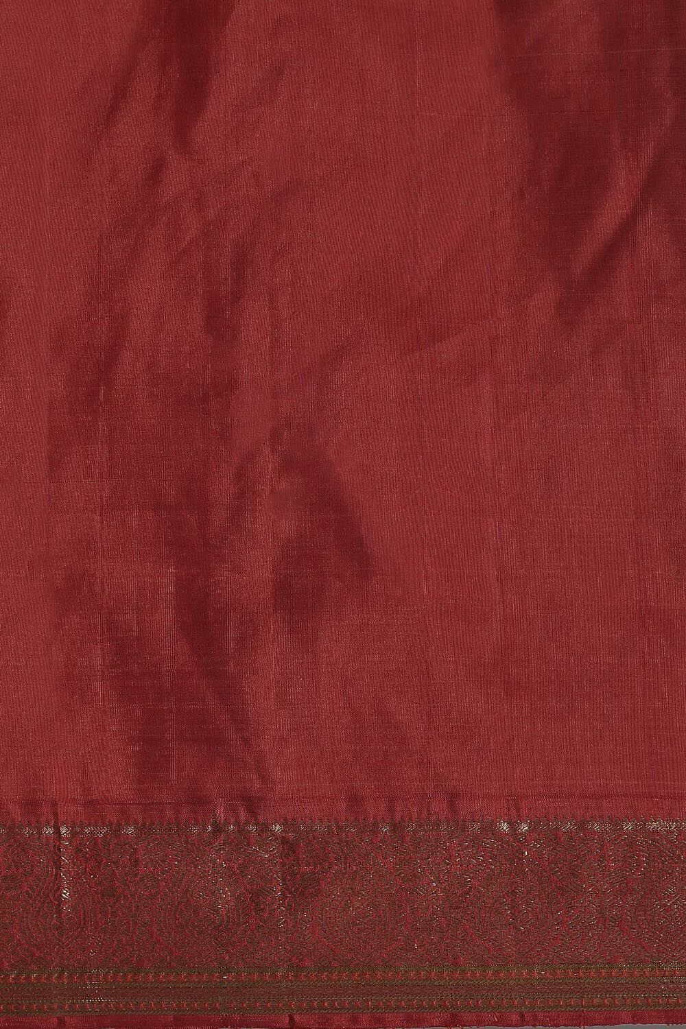 Dark Green Pure Silk Kanjivaram Saree image number null
