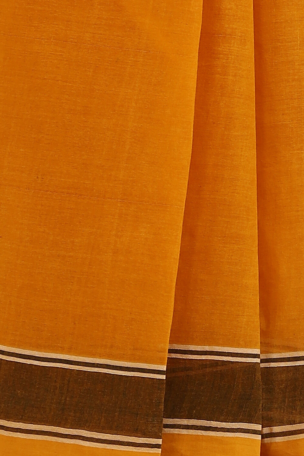 Yellow Pure Cotton Bengal Saree image number null