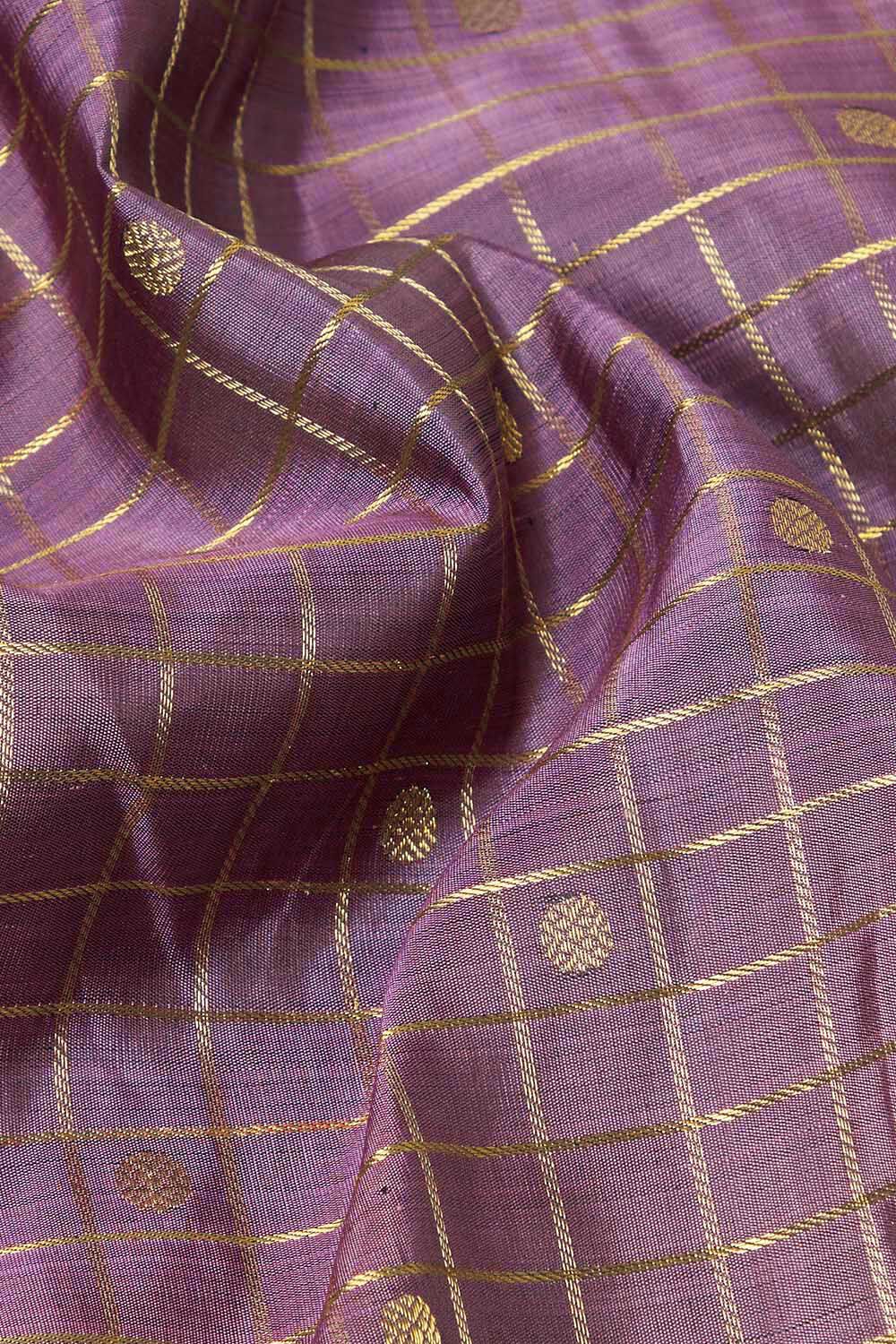 Light Pink Pure Silk Kanjivaram Saree image number null