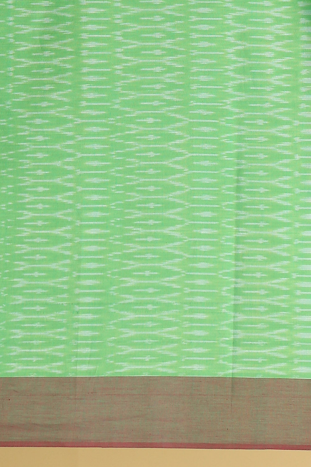 Light Pure Green Cotton Pochampalli Ikat image number null
