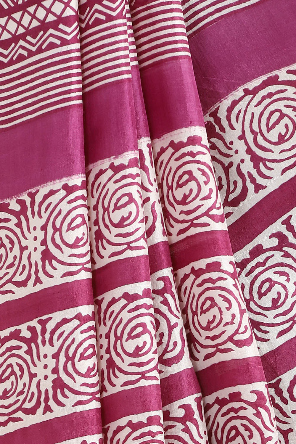 Grey Pure Silk Printed Saree image number null
