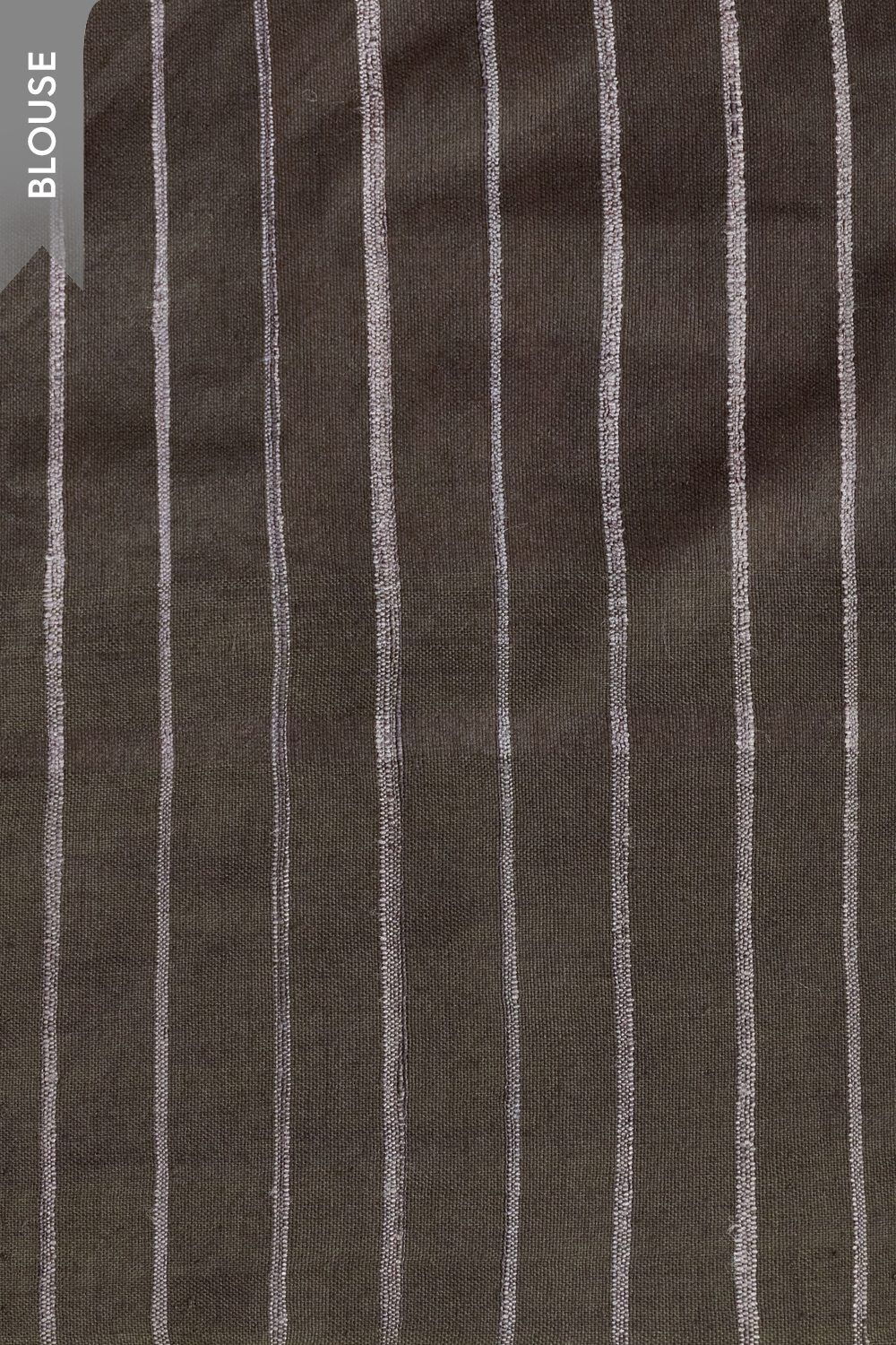 Grey Bhagalpur Woven Pure Tussar Silk Saree image number null