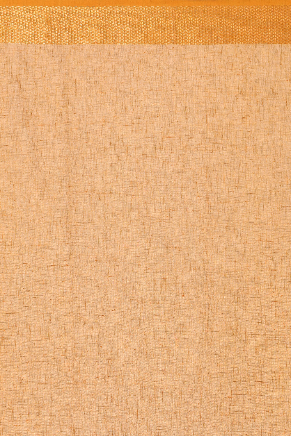 Orange Handwoven Bhagalpuri Pure Linen Saree image number null