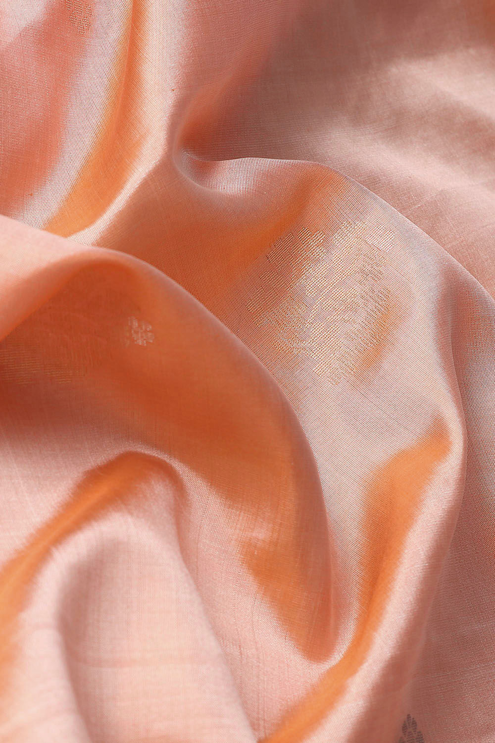 Light Orange Pure Silk South Saree image number null