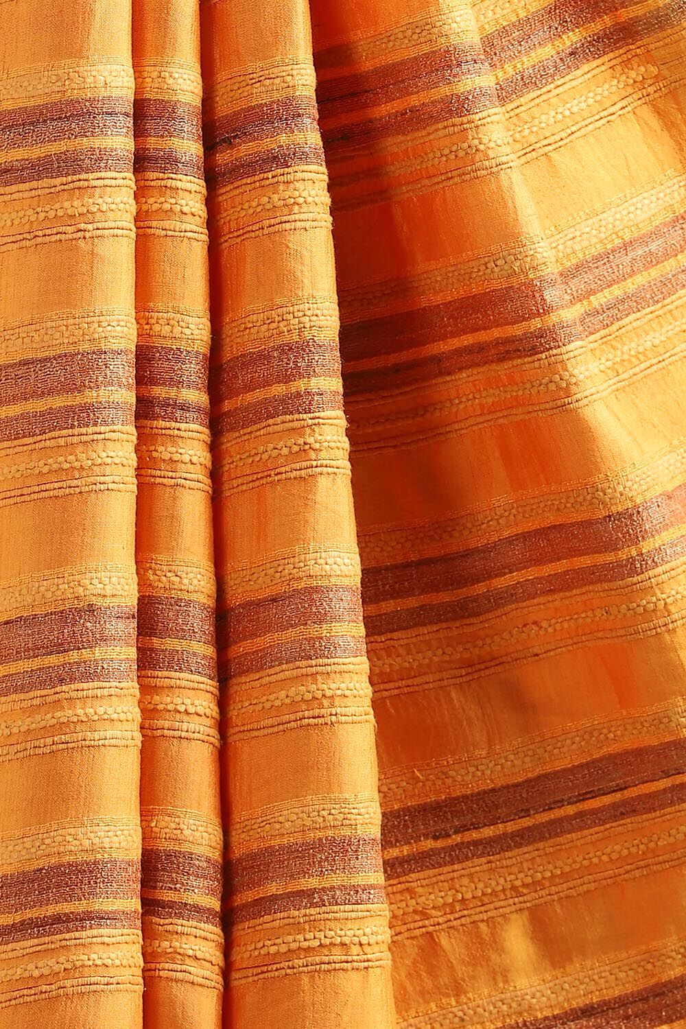 Orange Pure Tussar Bhagalpuri Saree image number null