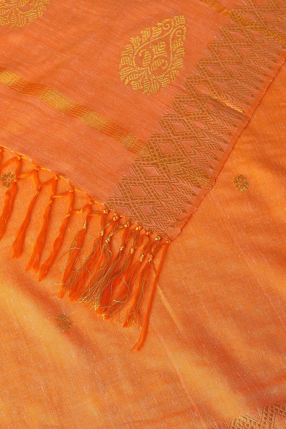 Orange Modal Eri Assam Saree image number null